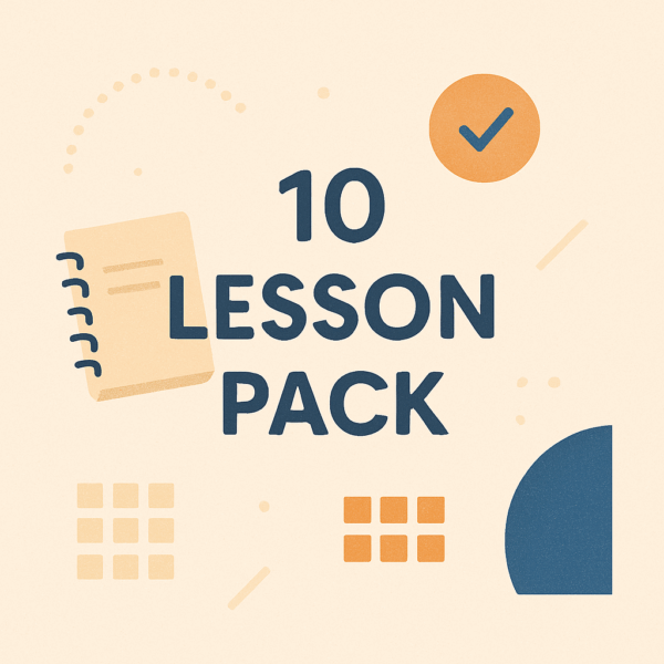 10 lesson pack
